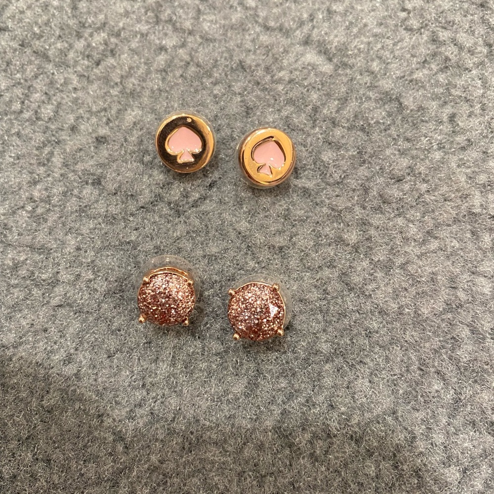 2 pairs of Kate Spade earrings